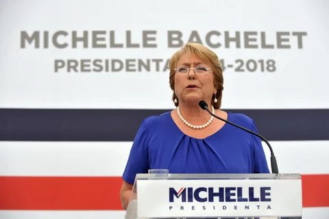 Tổng thống Chile Michelle Bachelet. (Nguồn: AFP/TTXVN)