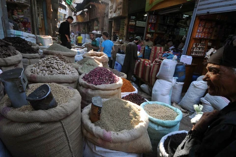 Một khu chợ ở Ai Cập. (Nguồn: al-shorfa.com)