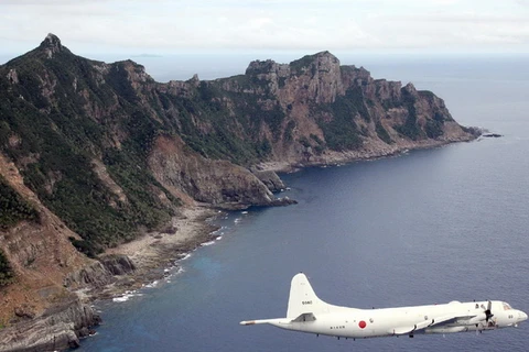 Máy bay lực lượng phòng vệ biển của Nhật bay qua ADIZ mà Trung Quốc công bố. (Nguồn: AFP/TTXVN)