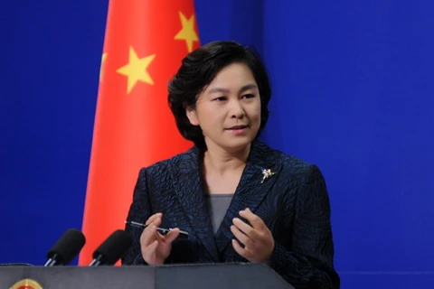 Người phát ngôn Bộ Ngoại giao Trung Quốc Hoa Xuân Oánh. (Nguồn: mfa.gov.cn)