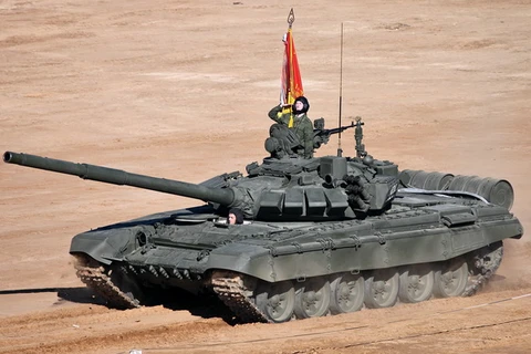 IISS: Nga triển khai xe tăng T-72B3 đến biên giới Ukraine