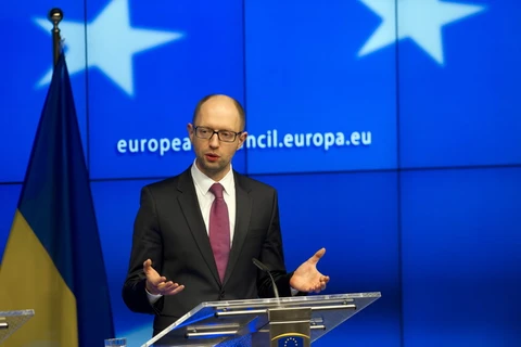 Ông Arseniy Yatsenyuk. (Nguồn: AFP/TTXVN)