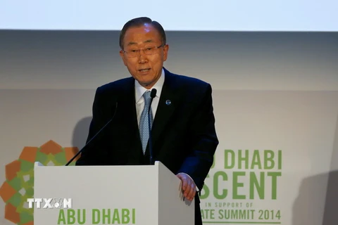 Ông Ban Ki-moon thăm Trung Quốc bàn về biến đổi khí hậu