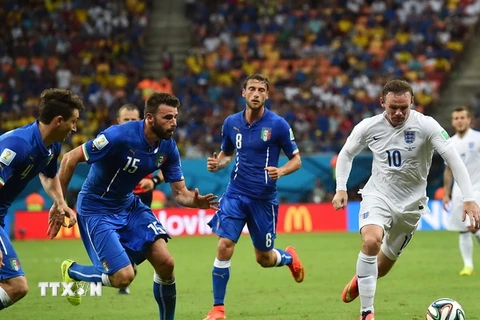 Lượt trận thứ 2 bảng D: Anh-Uruguay ở thế chân tường