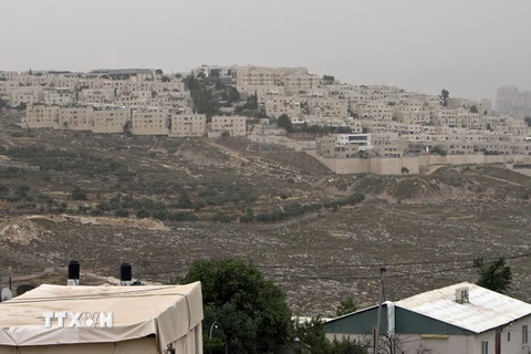 Toàn cảnh khu định cư tại Ramat Shlomo, phía Đông Jerusalem ngày 5/6.( Nguồn: AFP/TTXVN)