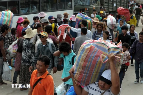 Thái Lan dập tắt tin đồn đối xử tệ người nhập cư Campuchia