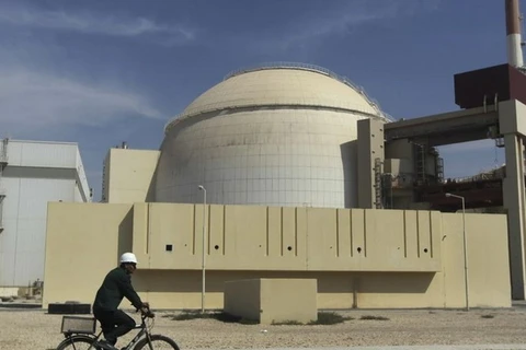 Lò phản ứng nhà máy điện hạt nhân ở Bushehr, Iran. (Nguồn: AP)