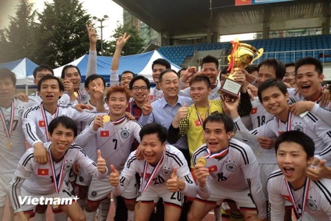 Sôi động giải bóng đá sinh viên Việt Nam tại Hàn Quốc