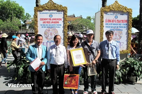 Thừa Thiên-Huế đón du khách thứ 1 triệu đến với Cố đô