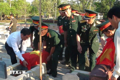 Hà Nam đón nhận hài cốt hai liệt sỹ hy sinh tại Lào