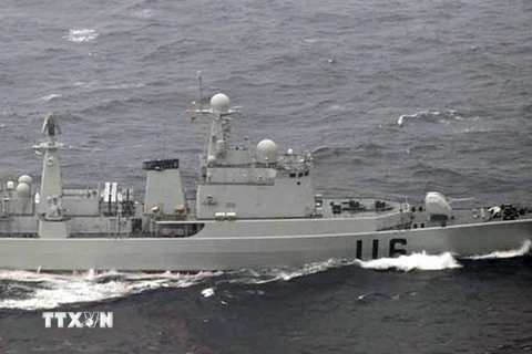 Trung Quốc hạ thủy tàu hộ vệ tên lửa lớp 054A thứ 20