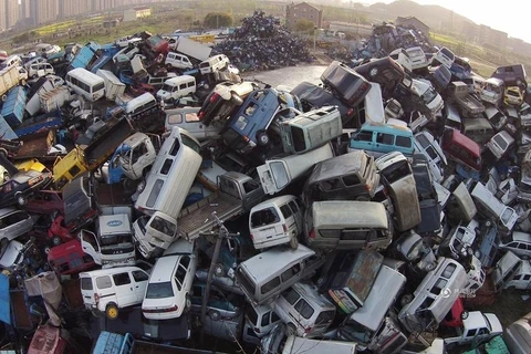 [Photo] Những hình ảnh thú vị về các bãi xe cũ ở Trung Quốc