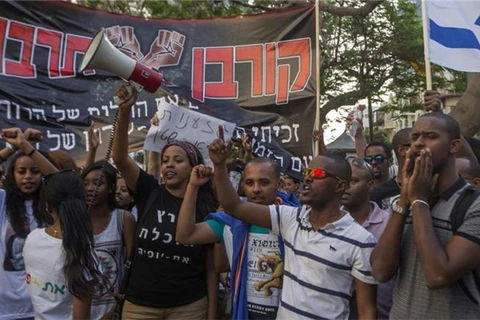 Người gốc Ethiopia biểu tình phản đối phân biệt đối xử ở Israel