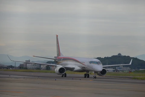 Máy bay MRJ. (Nguồn: flightglobal.com) 