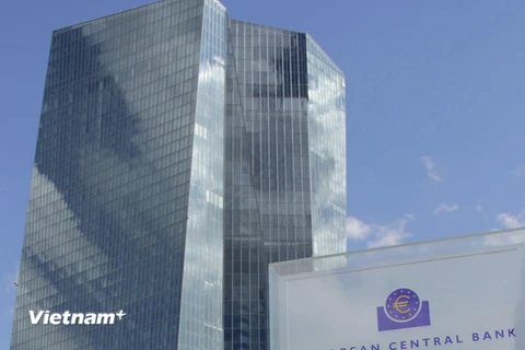 Trụ sở Ngân hàng Trung ương châu Âu (ECB) tại Frankfurt/Main, Đức. (Ảnh: Mạnh Hùng/Vietnam+)