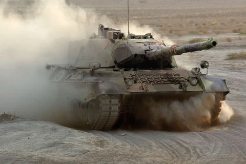 Xe tăng chiến đấu Leopard. (Nguồn: defensenews.com) 
