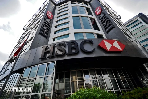 Trụ sở của HSBC tại Istanbul (Thổ Nhĩ Kỳ) ngày 9/6. (Nguồn: AFP/TTXVN)
