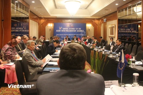 Toàn cảnh cuộc đối thoại EP-AIPA tại Kuala Lumpur, Malaysia. (Ảnh: Kim Dung-Chí Giáp/Vietnam+)