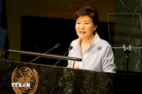Tổng thống Hàn Quốc Park Geun Hye. (Nguồn: Yonhap/TTXVN) 
