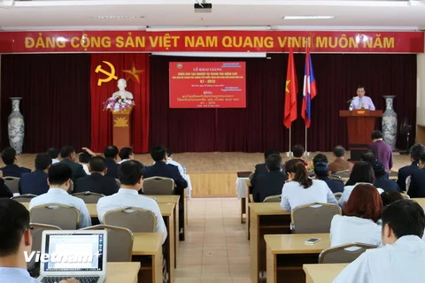 Phó Tổng Thanh tra Chính phủ Nguyễn Hồng Hạnh phát biểu tại lễ khai giảng khoá bồi dưỡng nghiệp vụ thanh tra nâng cao. (Ảnh: Xuân Tùng/Vietnam+)