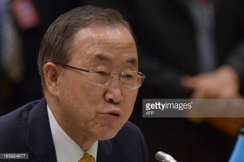 Tổng Thư ký Liên hợp quốc Ban Ki-moon. (Nguồn: AFP/Getty Images)