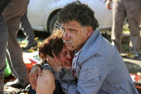 Nạn nhân trong vụ nổ. (Nguồn: ​Reuters/TTXVN)