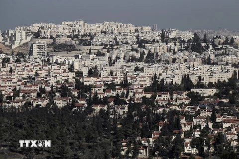 Toàn cảnh khu định cư Ramot, phía Đông Jerusalem. (Nguồn: AFP/TTXVN)