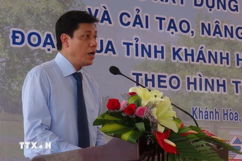 Thứ trưởng Bộ Giao thông Vận tải Nguyễn Ngọc Đông. (Ảnh: Nguyên Lý/TTXVN) 