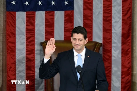 Tân Chủ tịch Hạ viện Mỹ Paul Ryan. (Nguồn: THX/TTXVN)