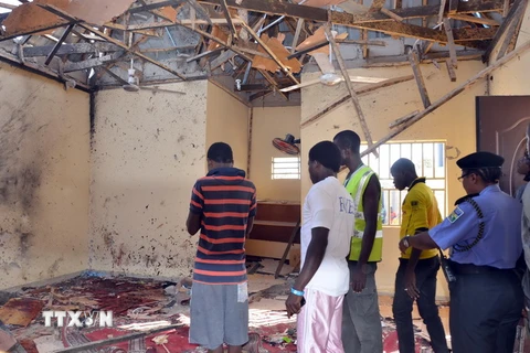 Hiện trường một vụ đánh bom do Boko Haram thực hiện. (Nguồn: AFP/TTXVN)