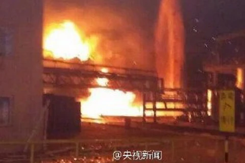 [Photo] Quầng lửa đáng sợ trong vụ nổ hóa chất mới ở Trung Quốc