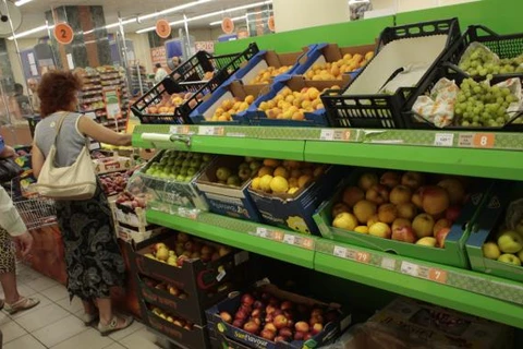 Một siêu thị ở Moskva. (Nguồn: AP)