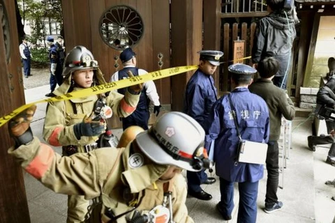 Hiện trường vụ nổ. (Nguồn: Reuters/Kyodo)