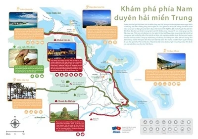 Ra mắt bản đồ sản phẩm du lịch vùng duyên hải miền Trung