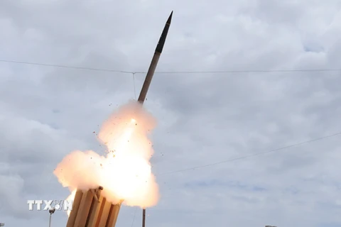 Phóng thử nghiệm tên lửa THAAD ngày 18/3/2009. (Nguồn: AFP/TTXVN)