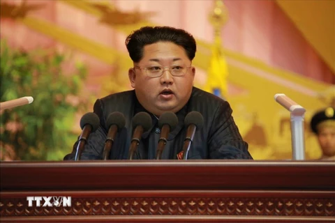 Nhà lãnh đạo Triều Tiên Kim Jong-Un. (Nguồn: Yonhap/TTXVN)