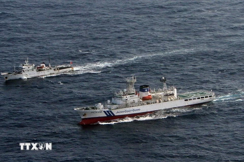Tàu tuần tra Trung Quốc. (Nguồn: AFP/TTXVN)