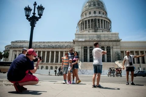 Du khách tại La Habana. (Nguồn: AFP)