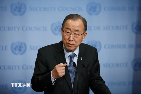 Tổng Thư ký Liên hợp quốc Ban Ki-moon. (Nguồn: AFP/TTXVN)