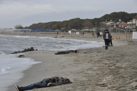 Thi thể người di cư nằm la liệt dọc bờ biển Aegean của Thổ Nhĩ Kỳ