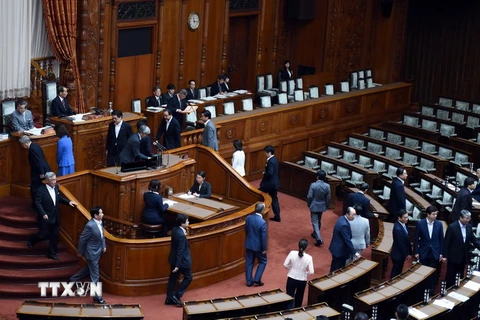 Một phiên họp của Thượng viện Nhật Bản. (Nguồn: AFP/TTXVN)