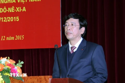 Chủ tịch Hội Hữu nghị Việt Nam-Indonesia Nguyễn Đăng Tiến. (Ảnh: An Đăng/TTXVN)