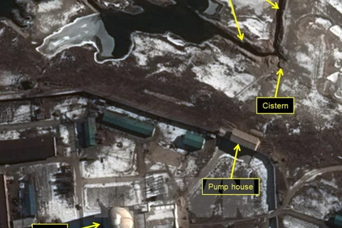 Cơ sở hạt nhân Yongbyon ngày 13/1. (Nguồn: Yonhap/TTXVN)
