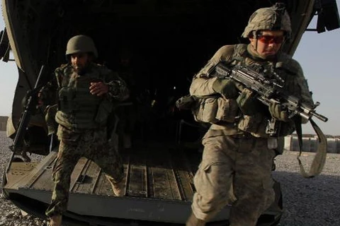 Binh sỹ Mỹ tại Afghanistan. (Nguồn: AP)
