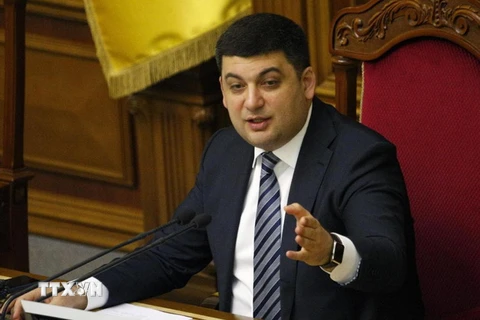 Chủ tịch Quốc hội Ukraine Vladimir Groisman. (Nguồn: AFP/TTXVN)