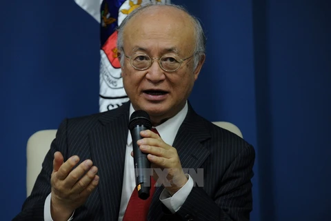 Tổng Giám đốc Cơ quan Năng lượng Nguyên tử ​Quốc tế (IAEA) Yukiya Amano. (Nguồn: AFP/TTXVN)