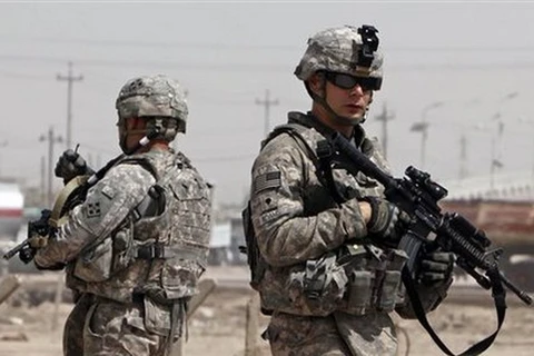 Binh sỹ Mỹ ở Iraq. (Nguồn: AFP)