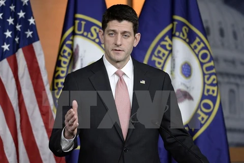 Chủ tịch Hạ viện Mỹ Paul Ryan. (Nguồn: AFP/TTXVN)