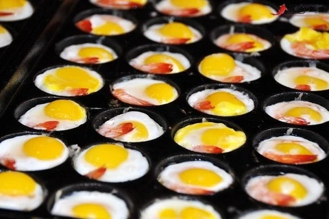 Món ăn độc đáo này được làm từ trứng và tôm. (Nguồn: sznews.com)