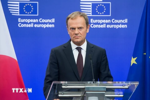 Chủ tịch Hội đồng châu Âu Donald Tusk. (Nguồn: EPA/TTXVN)